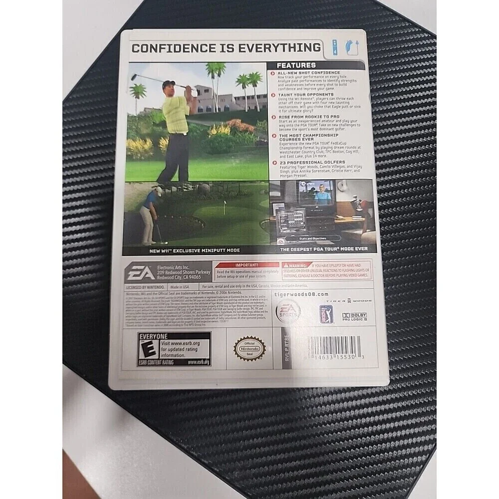 Tiger Woods PGA Tour 08 - Nintendo Wii